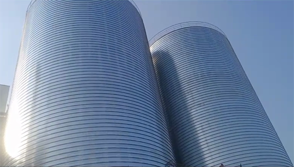 滴道2座混凝土高架卷板仓